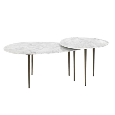 Alexia Marble Nesting Cocktail Table