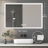 Bathroom Mirror Led, 48 * 32, Wall Mounted (horizontal/hanging), Adjustable Brightness In Three Colors, Anti Fog, With High-definition Glass, Drop Resistant
