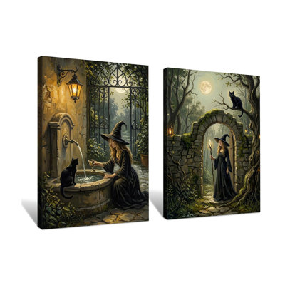 2 Piece Wrapped Canvas Wall Art