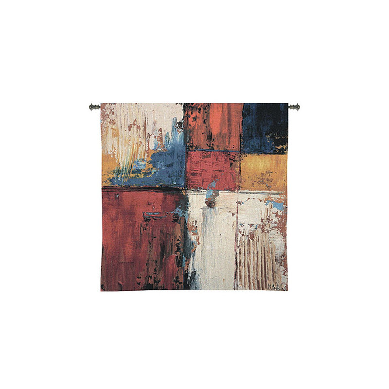 Tapisserie abstraite «Solar Ice II»