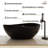 Loop 63" Solid Surface Stone Freestanding Soaking Bathtub-88310691