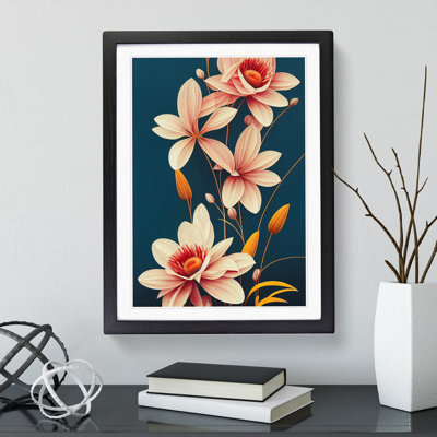 Enlightened Flowers - Framed Print