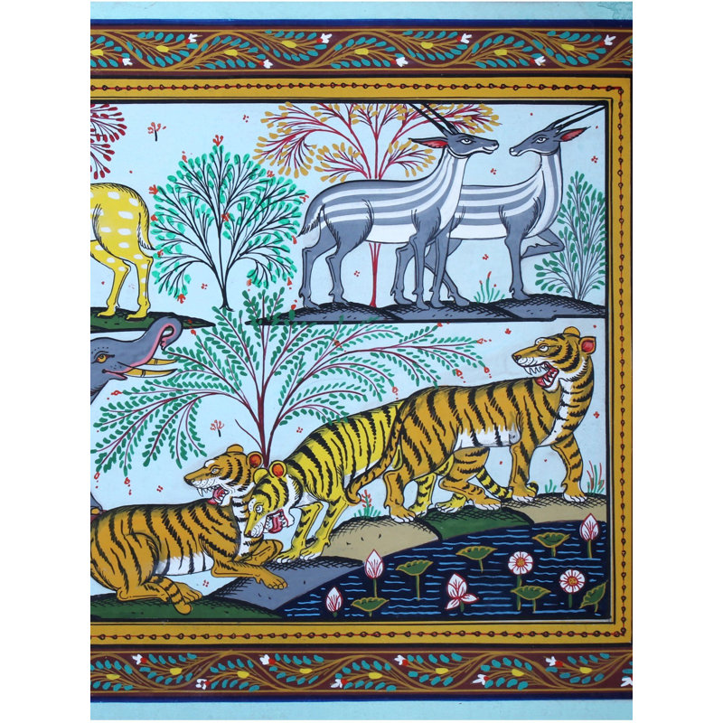 La peinture Paata de la faune d'Odisha