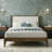 Levi Solid Wood Boucle Upholstered Headboard Bed Frame-117574706