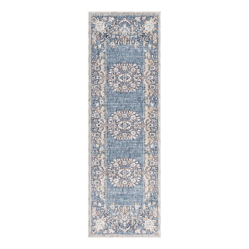 Erica Floral Indoor Rug, Runner 2' x 6'