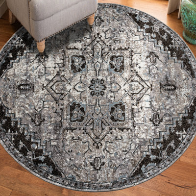 Tapis tissé à la machine 6 pi