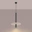 Pendant lamp FELTRO 1 black/beige-1440065524