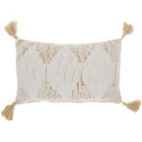 AA018-012020 Tassels Cotton Throw Pillow