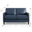 Causeuse moderne en cuir Yorkdale-341121400
