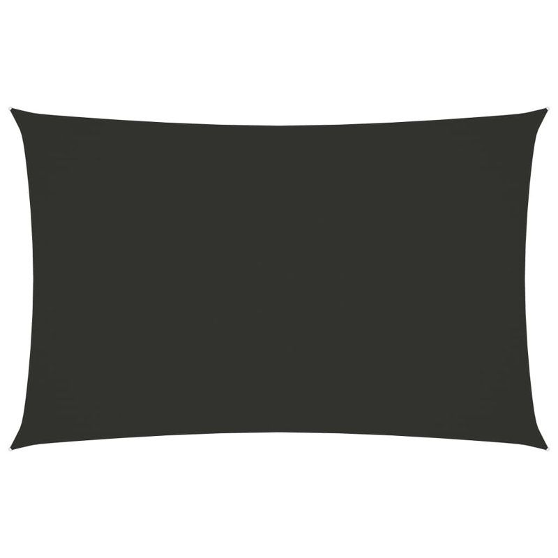 Ravensdale 4m x 6m Rectangular Shade Sail, Anthracite