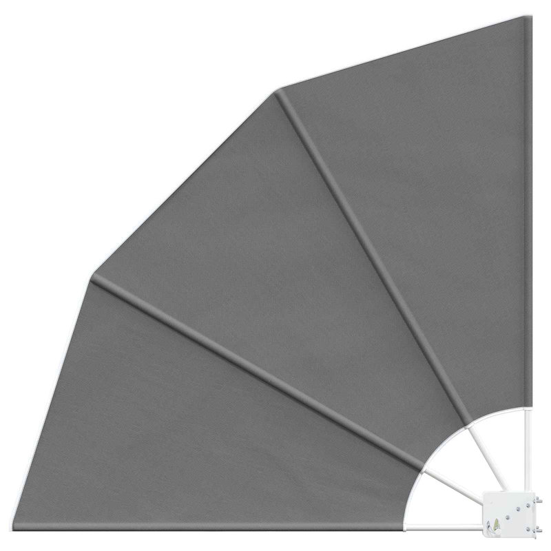 New Patio Balcony Side Awning Collapsible Garden Multi Sizes Multi Colours, 0.01cm H x 160cm W x 160cm D