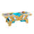 Building Bricks Play N Store Wooden Table with 200+ Bricks, Natural