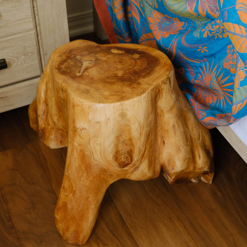 Solid Wood End Table, 30.5cm H x 40.6cm W x 40.6cm D