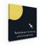 Audranna «Shoot for the Moon», art textuel sur toile tendue-25331590