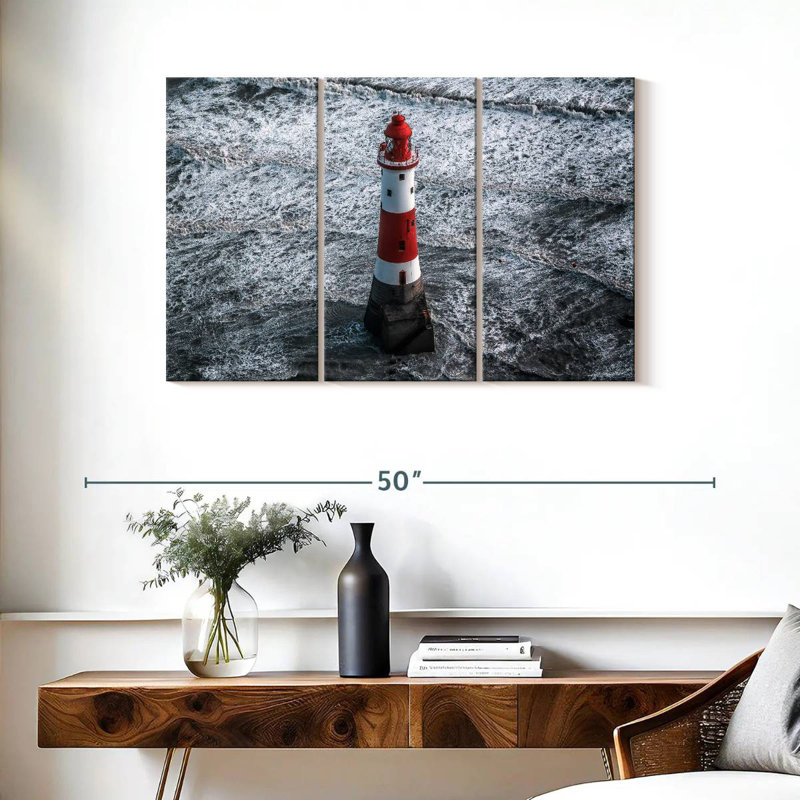 Lilie Beachy Head lighthouse, 24" H x 38" W