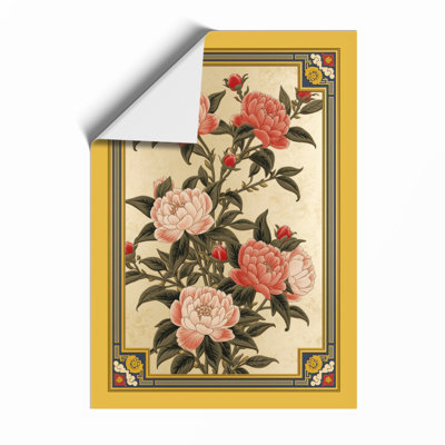 Peony Botanica Botanical - Framed Print