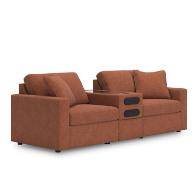 Braintree 3-Piece Sectional With Audio Console