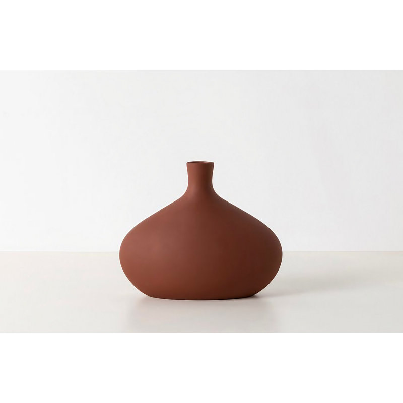 Cynthiaa Ceramic Table Vase, Red