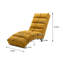 Chaise longue de massage moderne en lin d'intérieur avec télécommande, massage électrique longue ergonomique avec 5 modes