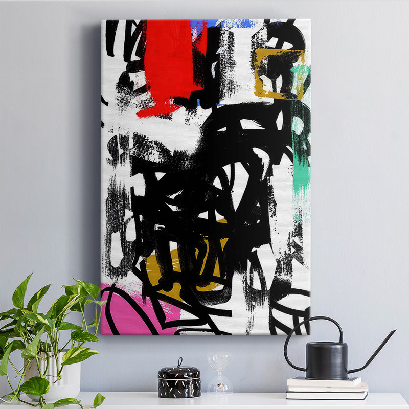 Letra II Framed On Canvas Print