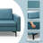 Daleth 94.5'' Faux Leather Sofa-481572581