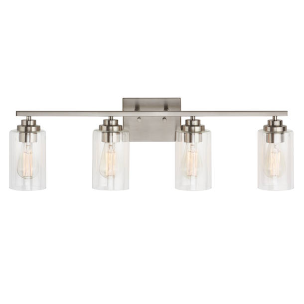 Ebern Designs Hermleigh 4 - Light Dimmable Vanity Light & Reviews | Wayfair