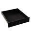 Table basse carrée double couche carrée avec compartiment caché et sécurité d'empreintes digitales, motif en marbre noir, parfaite pour les espaces de vie dans les maisons d'appartements, avec des matériaux confortables, 19,09