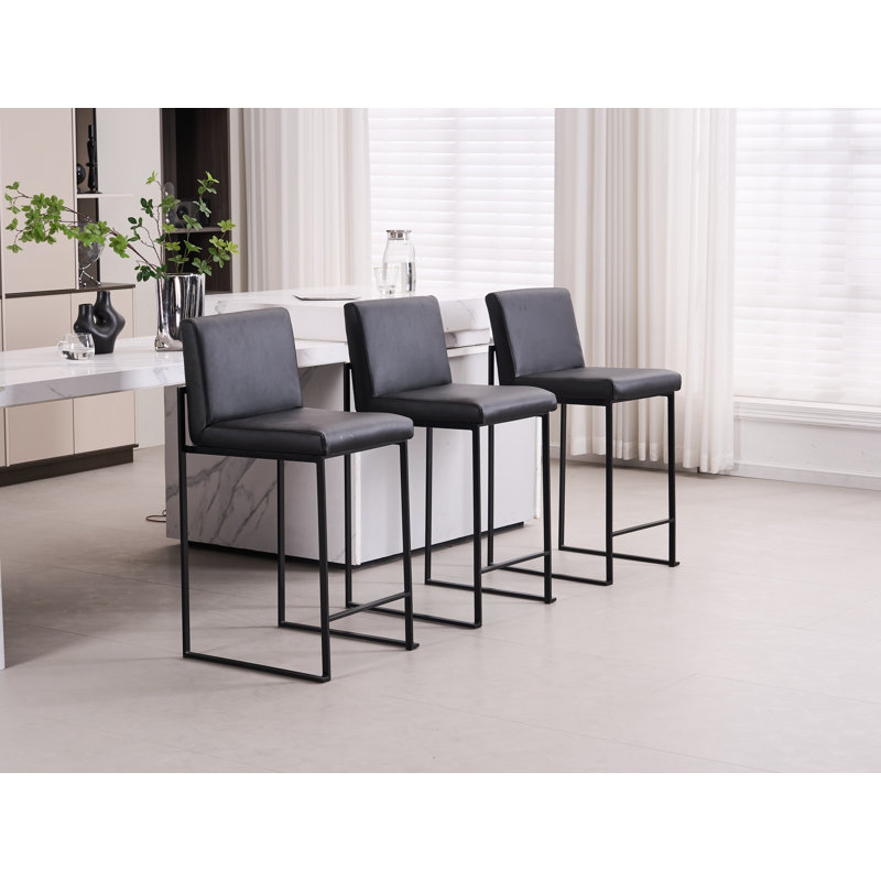London Stackable 26" Seat Height Barstool Set