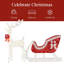 Reindeer Sleigh Yard Lighted Display-1143513358-1143513457