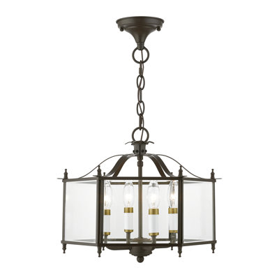 Djamshid Glass Semi Flush Mount