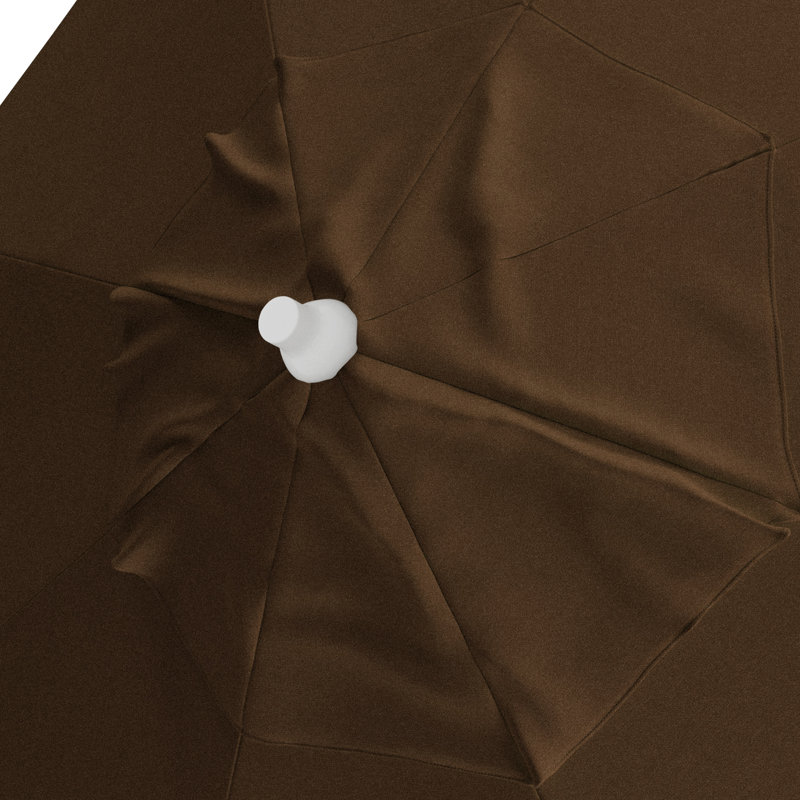 Kenne Market Sunbrella® Umbrella, Heather Teak Sunbrella®, 108" W x 108" D