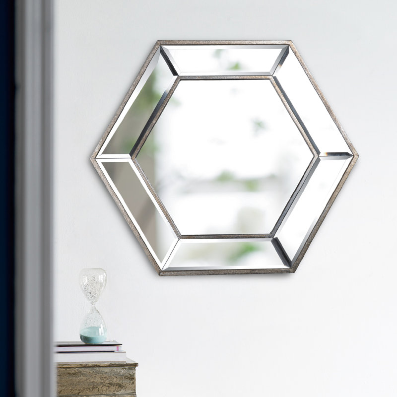 Miroir mural Hexagon