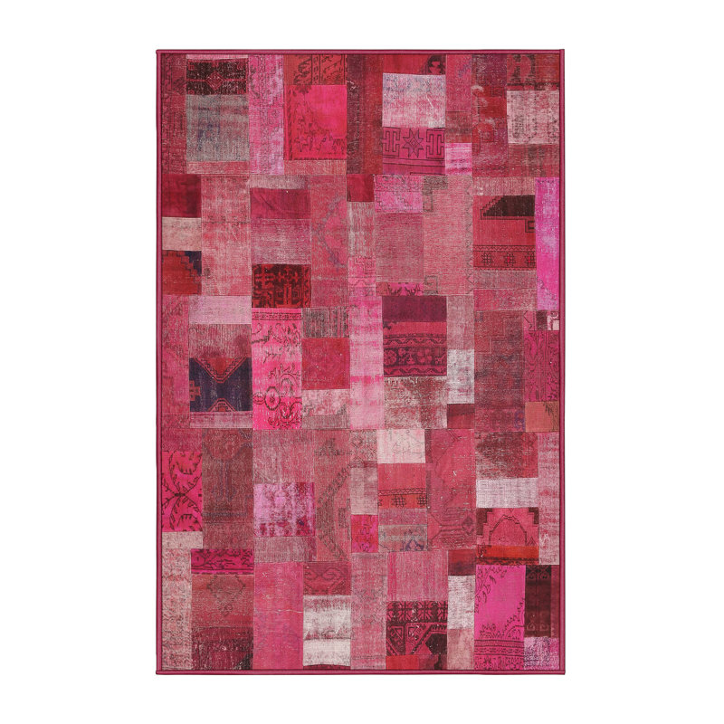Tapis rose Zioutas, Rectangle 2 pi x 5 pi