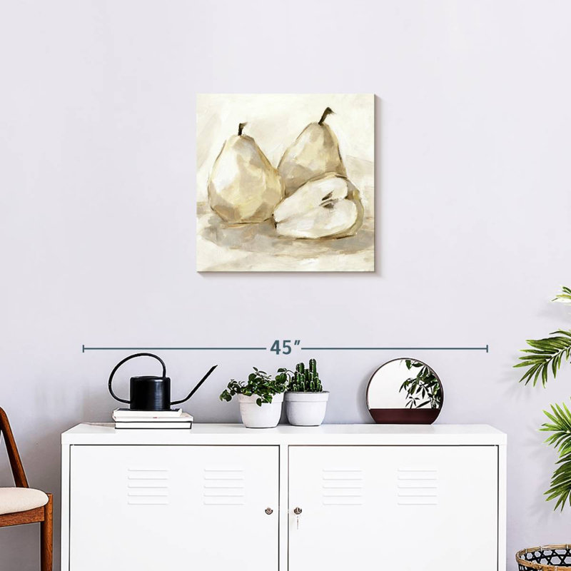 Yarlin White Pear Study I, 20" H x 20" W