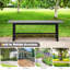 Banc d'extérieur en métal Latoysha-651590809