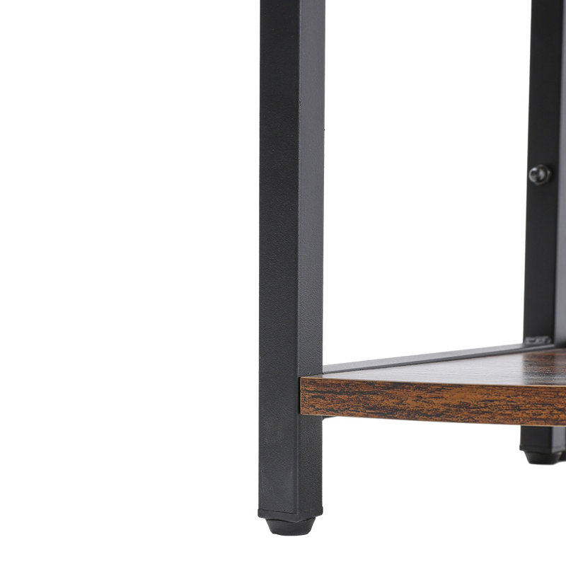 Janelle 150cm H x 42cm W Iron Corner Bookcase