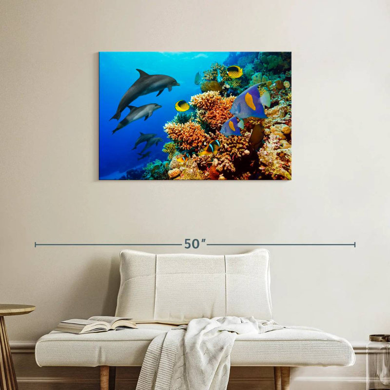 Reef Sea Life, 24" H x 36" W