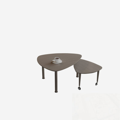 Shweta with slide out side table and wheels