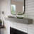 Everett Concrete Fireplace Mantel Shelf Contemporary - Non-Combustible Composition & Heat Resistant-86484921-85095804