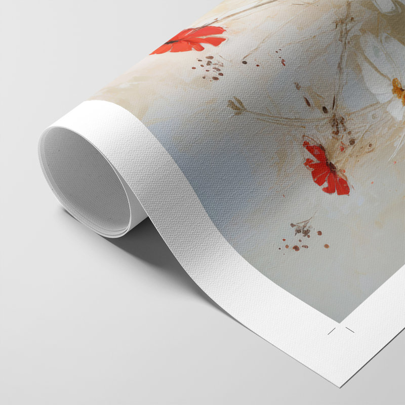 Série FLORAL - Impression sur toile seulement - NON CADRE, H 12 po x l 8 po