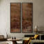 «Vintage Landscape Wall Art», ensemble de 2 toiles encadrées 20 x 60 pouces-2091868267