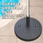 Base de parasol d'extérieur robuste avec bouton réglable et poignées pratiques