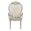 Paire de chaises en tissu et champagne (2) - capacité de charge de 220 lb. 24 po de largeur d'assise, 21 po de profondeur, 19 po de hauteur, 25 po de hauteur d'accoudoir. Rembourrage confortable avec mousse D22 pour un confort accru. Bois d'hévéa