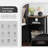Bensu Boucle Upholstered Platform Bed，3-Piece Bedroom Sets-807834673-807834675