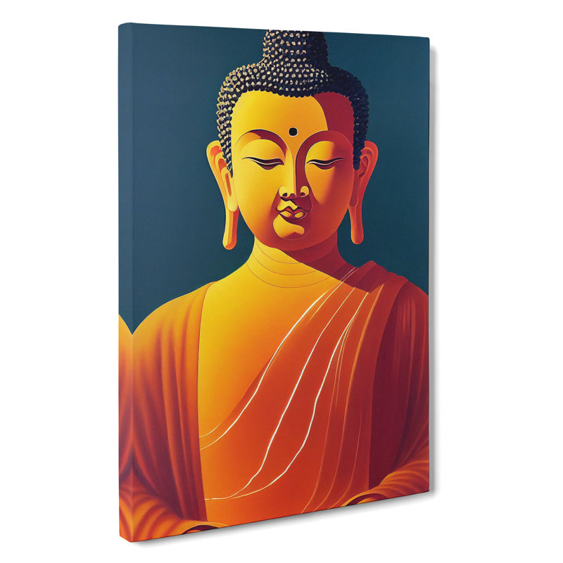 Glorious Buddha - Wrapped Canvas, 60cm H x 40cm W x 3cm D