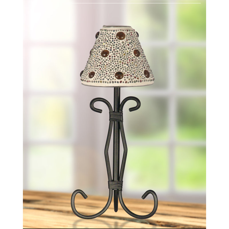 12'' H Glass Tabletop Candlestick