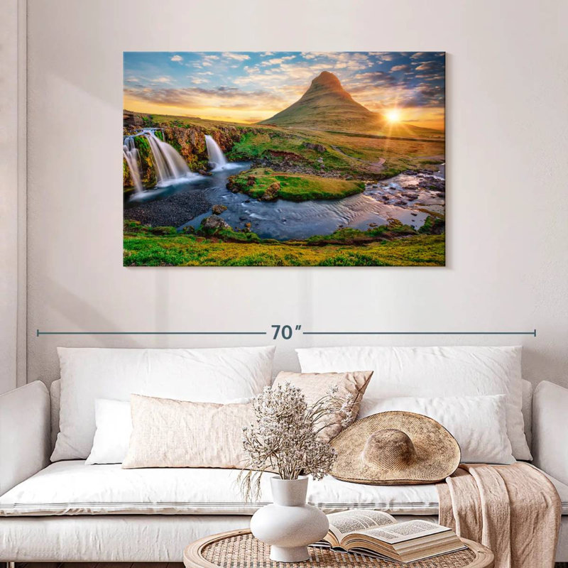 Alvord Kirkjufell au lever du soleil, H 30 po x l 45 po
