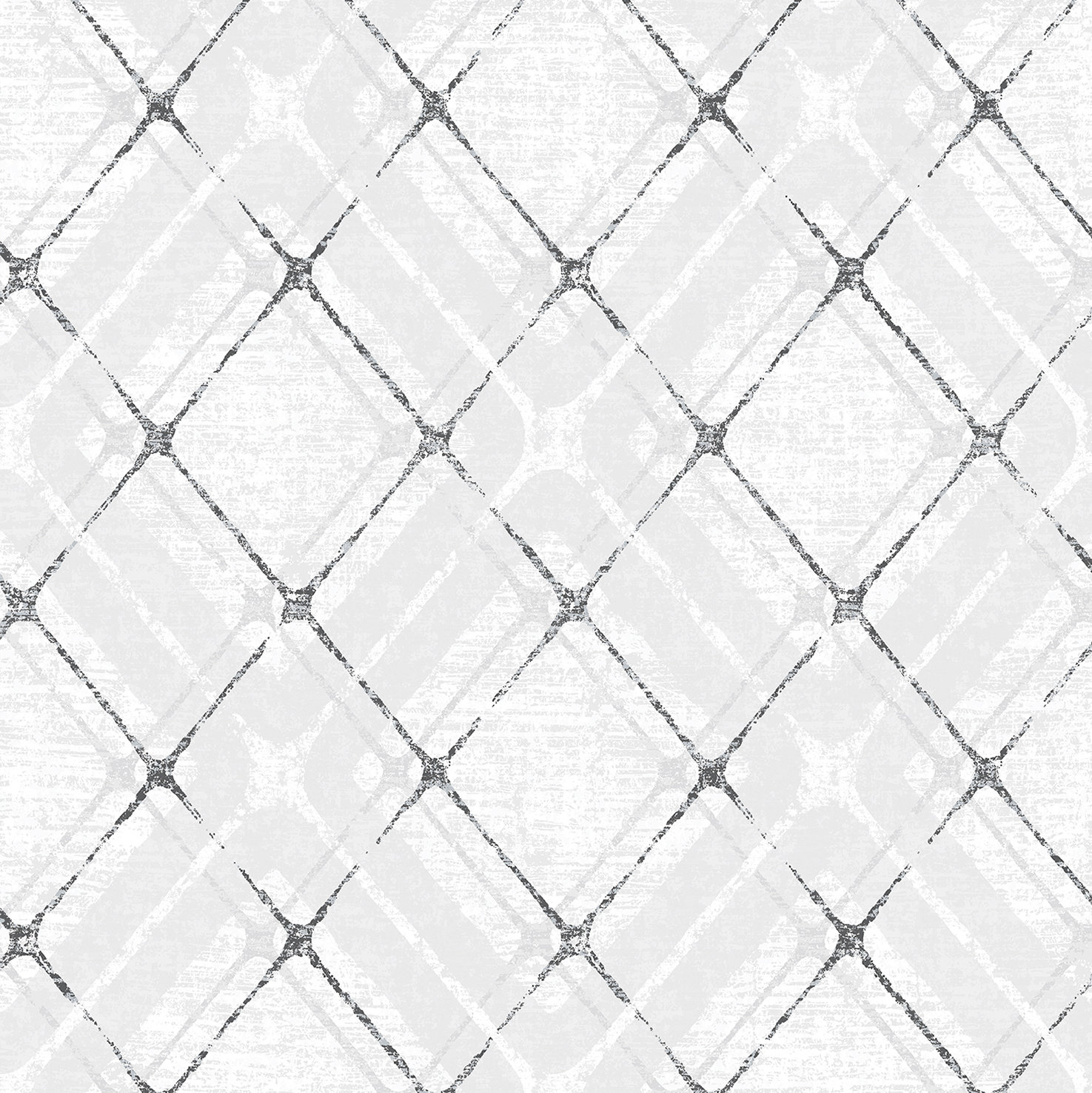 Chilton Modern Geometric Wallpaper, Gray
