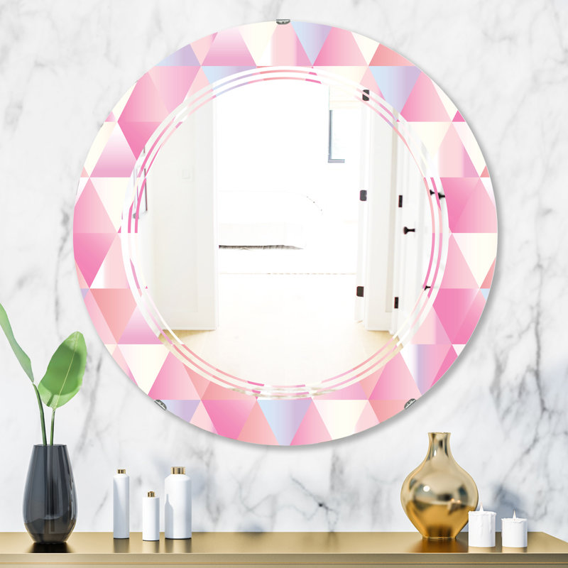 Miroir mural Triple C, H 31,5 po x l po, Triple C diamant VI