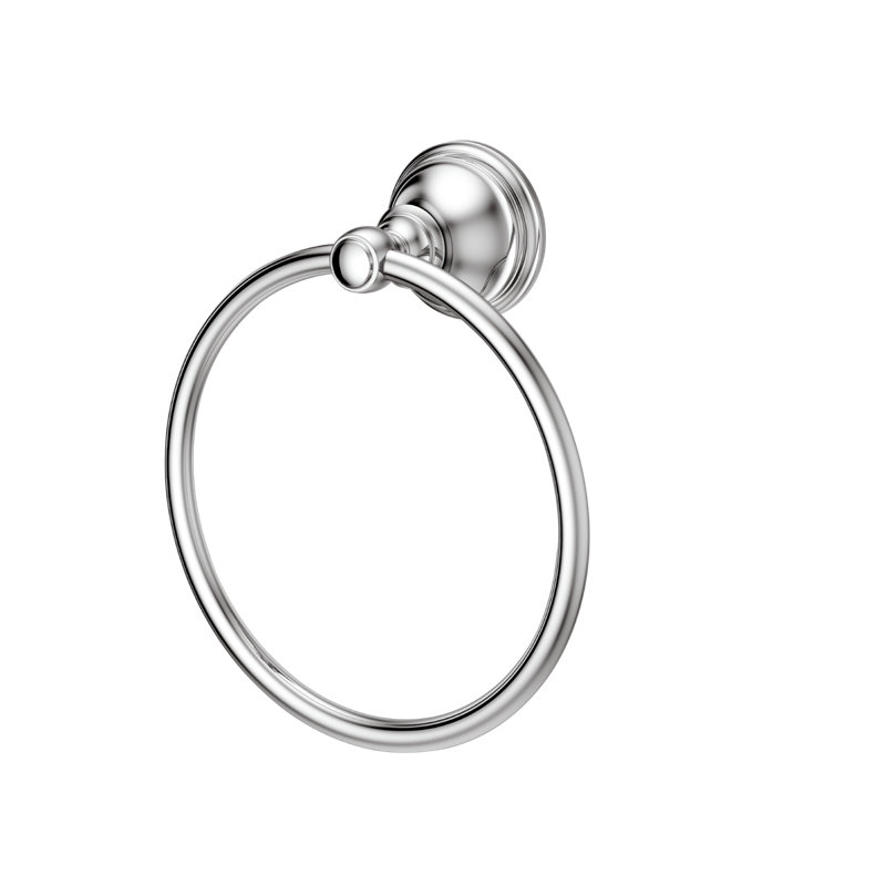 Tisbury Towel Ring, Polished Chrome